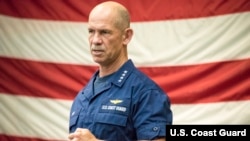 美国海警队副司令查尔斯·雷(Admiral Charles Ray) 上将 (美国海警队2019年5月10日)