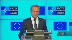 Туск закликав Трампа цінувати союзників, а європейські країни - більше дбати про власну безпеку. Відео Туск закликав Трампа цінувати союзників, а європейські країни - більше дбати про власну безпеку. Відео