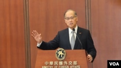 台湾外交部部长李大维资料照(美国之音齐勇明拍摄)