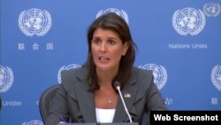 ကုလသမဂ္ဂဆိုင်ရာ အမေရိကန်သံအမတ်ကြီး Nikki Haley