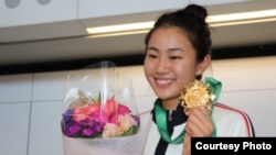 香港知名百米跨栏运动员吕丽瑶曾获亚洲室运会跨栏冠军。(苹果日报图片)