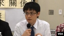 陈方隅,密西根州立大学政治学博士生 (美国之音钟辰芳拍摄)