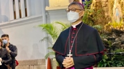 天主教香港教区新任主教 周守仁 表示,六四事件是伤痛的经历,教会将来会继续为亡者祈祷 (美国之音汤惠芸)