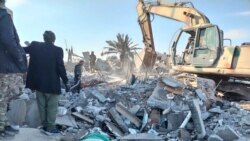 FLASHPOINT IRAN: US Strikes on Iraq and Syria Reveal Pros, Cons of Strategy Against Iran Members of Iraqi Shiite Popular Mobilization Forces clean the rubble after a U.S. airstrike in al-Qaim, Iraq, Feb. 3, 2024. The U.S. Central Command said in a statement on Friday that the U.S. forces conducted airstrikes on more than 85 targets.