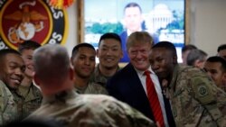 သမ္မတ Trump အာဖဂန်ကို မကြေညာဘဲ သွားရောက်ခဲ့ သမ္မတ Trump အာဖဂန်ကို မကြေညာဘဲ သွားရောက်ခဲ့