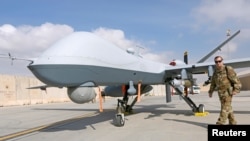 资料照:美国空军MQ-9收割者无人机