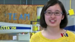 越裔高中女生奎安娜:我爱科学 越裔高中女生奎安娜:我爱科学