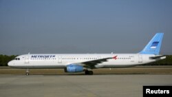 出事的空客A-321飞机在土耳其的近照(2015年9月17日)