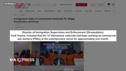 Indonesia bắt giữ 12 phụ nữ Việt hành nghề mại dâm bất hợp pháp Indonesia bắt giữ 12 phụ nữ Việt hành nghề mại dâm bất hợp pháp