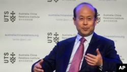 中国驻澳大利亚大使肖千。(美联社资料图)