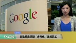 VOA连线:谷歌解雇质疑“多元化“政策员工 VOA连线:谷歌解雇质疑“多元化“政策员工