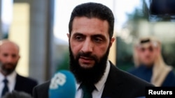 叙利亚实际上的新领导人艾哈迈德·沙拉(Ahmed al-Sharaa)(资料照:2024年12月23日)
