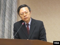 陆委会主委王郁琦 (美国之音张永泰拍摄)