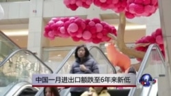 中国一月进出口额跌至6年来新低 中国一月进出口额跌至6年来新低
