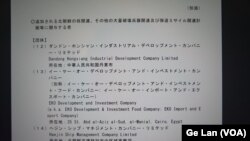 日本外务省7月28日公布独自扩大制裁违反安理会决议、援助朝鲜的团体和个人名单(美国之音歌篮拍摄)。