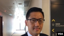 香港立法会议员林卓廷 (美国之音记者申华拍摄 )