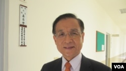台湾在野党民进党立委许天财(美国之音张永泰拍摄)