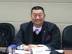中华战略学会研究员张竞(美国之音/陈筠摄)