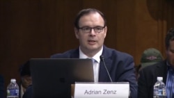 资料照:研究中国新疆问题的德国学者郑国恩(Adrian Zenz)