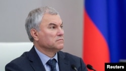 资料照:俄罗斯国家杜马主席维亚切斯拉夫·沃洛金(Vyacheslav Volodin)
