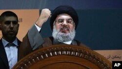 ဟက်ဇ်ဘိုလာအဖွဲ့ခေါင်းဆောင် Hassan Nasrallah