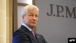 资料照:美国投资银行摩根大通的首席执行官杰米·戴蒙(Jamie Dimon)