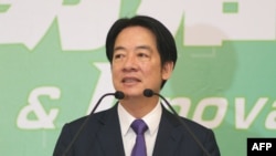 资料图: 台湾当选总统赖清德 (法新社2024年4月10日)