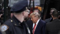 သမ္မတဟောင်း Donald Trump အမှုရင်ဆိုင်ရမယ့် နယူးယောက်ကို ရောက်ရှိ  သမ္မတဟောင်း Donald Trump အမှုရင်ဆိုင်ရမယ့် နယူးယောက်ကို ရောက်ရှိ