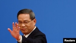 中国新任国务院总理李强2023年3月13日举行上任以来首次记者会。(路透社)