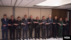 美国与东盟2017年6月4日在新加坡举行防长会议(美国国防部照片)