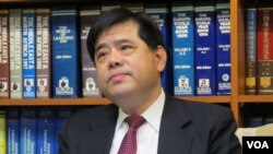 台湾外交部北美司司长陈立国 (美国之音 张永泰拍摄)