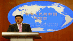 中国外交部发言人秦刚(资料照片)