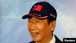 鸿海集团创办人郭台铭2023年4月5日宣布争取国民党提名参与2024年台湾总统大选。(路透社)