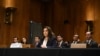 Номінантка на посаду постійної представниці США в ООН Еліз Стефаник під час виступу на Комітеті із закордонних справ Сенату, Капітолій, Вашингтон, 21 січня 2025 р. Фото: SAUL LOEB/AFP