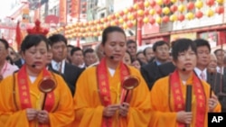 妈祖祝寿大典(美国之音杨晨拍摄)