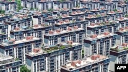 中国地产商碧桂园在南京建造的一处住宅区 (法新社)