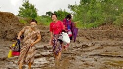 ANP ပါတီ တောင်ကုတ်မြို့နယ် ပြည်သူ့လွှတ်တော် ကိုယ်စားလှယ်လောင်း ဒေါ်လှသက်စိုး (လယ်)။