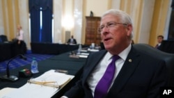 资料照片:美国国会参议院军事委员会首席共和党成员罗杰·威克(Roger Wicker)参议员。