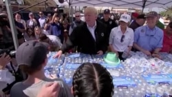 特朗普赞扬飓风迈克尔后的援救工作 特朗普赞扬飓风迈克尔后的援救工作