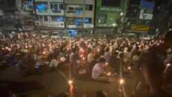 ရန်ကုန်ညသပိတ် ပစ်ခတ်နှိမ်နင်းခံရ၊ ၃ ဦး သေဆုံး ရန်ကုန်ညသပိတ် ပစ်ခတ်နှိမ်နင်းခံရ၊ ၃ ဦး သေဆုံး