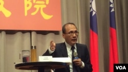 台湾行政院院长林全(美国之音记者申华拍摄)