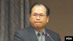 台湾陆委会副主委林祖嘉(美国之音张永泰拍摄)