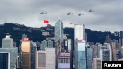 2022年7月1日为香港主权移交中国届满25周年,香港举行纪念庆祝活动。(资料照)