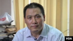 资料照片:中国人权律师浦志强。(美国之音东方拍摄)