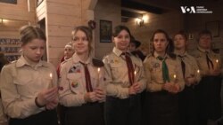 На Хортиці пластуни передали Вифлеємський вогонь військовим, поліцейським та рятувальникам. Відео На Хортиці пластуни передали Вифлеємський вогонь військовим, поліцейським та рятувальникам. Відео
