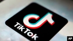 资料照片:TikTok的标志。