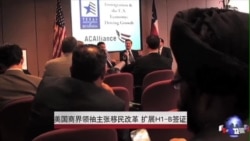 美国商界领袖主张移民改革 增加H1-B签证 美国商界领袖主张移民改革 增加H1-B签证