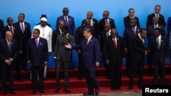 资料照: 中国国家主席习近平在北京人民大会堂出席中非合作论坛开幕式。( 2024年9月5日)