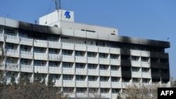 喀布尔洲际酒店2018年1月被袭击多人死亡(法新社)