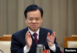 中共贵州省委书记陈敏尔在北京开会(2016年3月6日)